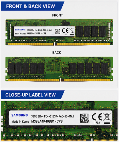 Samsung 32GB DDR4 ECC RDIMM 2133MHz Server RAM | LaptopXParts