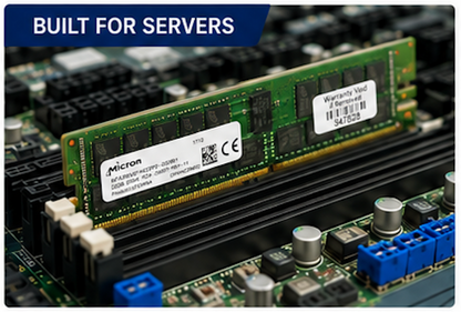 Micron 32GB DDR4-2400 ECC Registered RDIMM Server RAM | PC4-19200 CL17 2Rx4