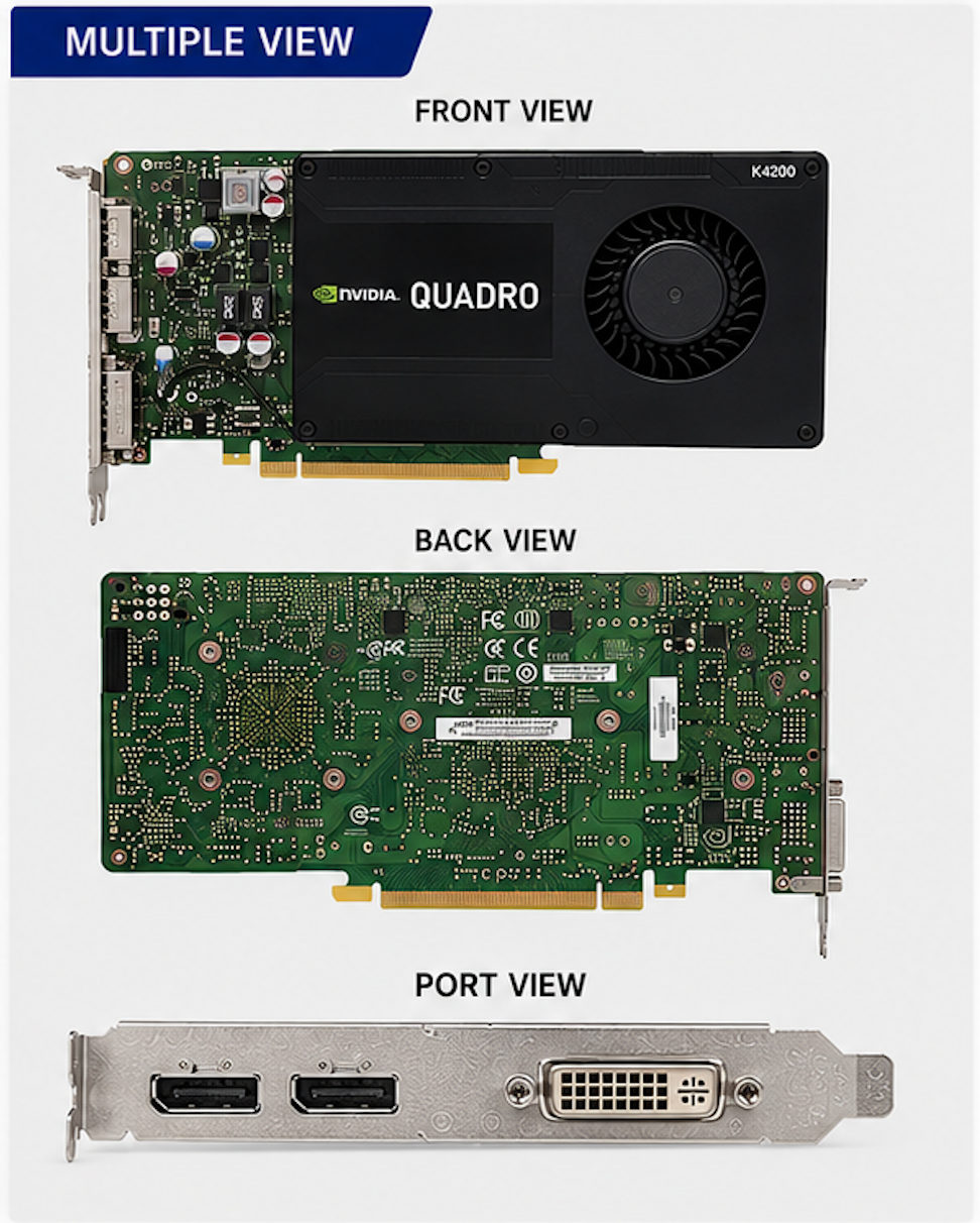 NVIDIA Quadro K4200 4GB GDDR5 Professional Graphics Card
