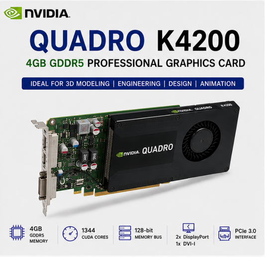 NVIDIA Quadro K4200 4GB GDDR5 Professional Graphics Card